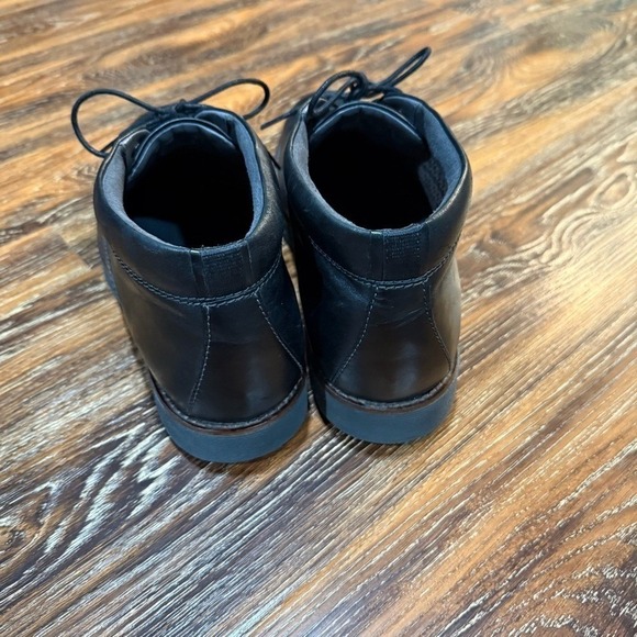 Clarks Size 10.5 Black Leather Chukka Boots Shoes 16501 Men's Footwear 10 -1/2 - Picture 5 of 7